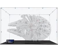 Présentoir Acrylique Compatible avec Modèle Le-Go 75192 Faucon Millenium, Présentoir Transparent Et Anti-Poussière (Vitrine sans Fond) B,3mm