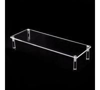 Présentoir Acrylique Transparent, 1 Niveaux Étagère d'affichage Acrylique, Organisateur Support d'affichage, Support de Présentation pour Figurine Vernis à Ongles Bijoux Cosmétiques Cupcake Parfums