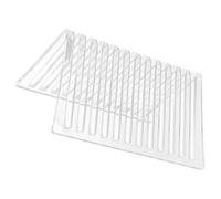 Présentoir Acrylique Transparent à 12 Fentes pour CD et Albums | Design Moderne et Aspect Classique, Usage Bureau ou Maison, Stabilité Solide, Résistance à L'usure