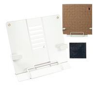 Présentoir artisanal - Panneau créatif portable, poste de travail artisanal | Acier 51 x 19 x 16,5 cm Style chevalet de référence - Assistant de mise en page de tressage artisanal avec livre de