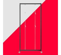 Présentoir artistique autonome pour expositions, marketing, signalisation pour calligraphie, peinture et photographie (1 pièce, 100 x 250 cm)