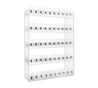 Présentoir automatique à cigarettes - Support mural et de comptoir pour détaillants de cigarettes, vitrine transparente, 73 x 16 x 21,5 cm, idéal pour les magasins et les centres commerciaux
