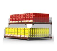 Présentoir automatique en acrylique pour cigarettes - Organisateur mural pour vitrine de magasin et collations
