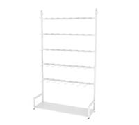 Présentoir autonome en métal avec crochet pour le stockage de détail et l'exposition