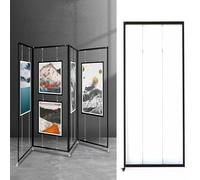 Présentoir Autonome Pour Expositions D'art, Chevalet Peinture D'artiste, Support Pliable Et Portable, Chevalet Peinture Et Mariage, Séparateur Publicitaire(3pcs,100x200cm/39.4x78.7in)