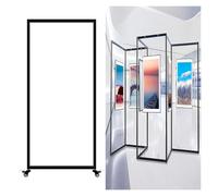 Présentoir Autonome Pour Expositions D'art, Support D'affiche, Support Publicitaire En Aluminium, Présentation De Photos, Pour Calligraphie, Peinture Et Photographie(5pcs,100x250(39.4x98.4in))