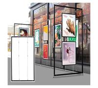 Présentoir Autonome Pour Expositions D'art, Support D'exposition De Peintures Publicitaires, Présentation De Photos, Séparateur Publicitaire, Support D'affiche(8pcs,120x240(47.2x94.5in))
