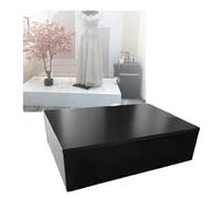 Présentoir carré, Socle Noir 150 x 60 x 10 cm, pour magasins de vêtements, boutiques de Mariage, colonnes de présentation cubiques, présentoir Durable.