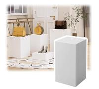 Présentoir Cube Pour Boutique De Robes De Mariée, Socle Pour Mannequin Ou Sculpture, Présentoir De Collection, Support Marketing En Forme De Cube, Plateforme Surélevée(Blanc,30x30x40cm/12x12x16in)