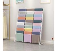 Présentoir D’écharpes - Support De Pantalons De Costume Debout Au Sol, Cintres Hijab en Métal, Porte-Couverture D’écharpe en Soie Commercial Moderne, Prése, White, 100X40X145CM