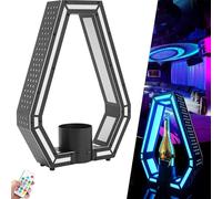 Présentoir d'alcool à LED, 7 Couleurs réglables, présentoirs de Bouteilles de Champagne Brillants en Acrylique, contrôlés avec télécommande pour Bar à Domicile, discothèque, décoration de fête