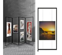 Présentoir d'art portable 80 x 179,8 cm pour calligraphie, panneau de marketing pour expositions, panneau publicitaire autonome (1 pièce 80 x 180 cm)