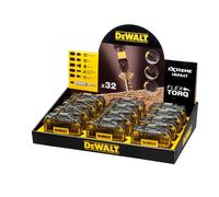 Présentoir de 12 coffrets de 32 pièces avec embouts de vissage impact-torsion - DT70523TM-QZ - DEWALT