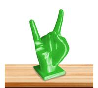 Présentoir de baguettes | Support de créatif, support d'affichage à main de roche, décoration de chambre, support amusant en résine pour baguettes de tambour, décoration, vert, Refer to