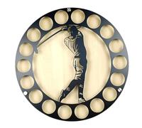 Présentoir de balle de golf, souvenir de golf signé ou balles de collection, décoration murale, support mural élégant et créatif, présentoir rond pour la maison et le salon