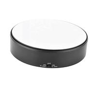 Présentoir de Bijoux à Miroir Rotatif, Construction Solide, Plateau Tournant à Vitesse Réglable pour Montre et Affichage de Cosmétiques