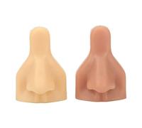 Présentoir de bijoux en silicone souple, haute simulation 3D, modèle de nez