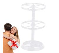 Présentoir de boucles d'oreilles pour vendeurs | Support de boucles d'oreilles rotatif à 2 niveaux, tours à bijoux, fournitures de vêtements, organisation à domicile pour maman, fille et petite amie