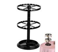 Présentoir de boucles d'oreilles pour vendeurs | Support de rangement rotatif à 2 niveaux | Tours à bijoux, fournitures de vêtements, organisation à domicile pour maman, fille et petite amie