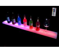 Présentoir de Bouteille d'alcool éclairé par LED Bar Présentoir de Bouteille d'alcool LED Bouteille d'alcool illuminée Affichage éclairé Porte-Bouteille de Balcon Accueil Bouteille