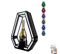 Présentoir de bouteille de champagne, affichage lumineux 7 couleurs pour bars, hôtels, boîtes de nuit et événements