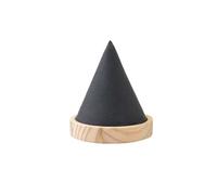 Présentoir de bracelets en forme cône bois, support rangement for bagues et colliers, porte-bijoux créatif, accessoires comptoir pour Bracelet Montre Élastique(1Pcs Black)