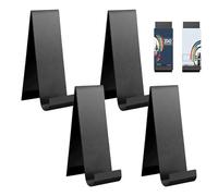 Présentoir de brochures en métal - 4 fentes verticales, support de documentation | Organisateur de livret de magasin d'affaires, porte-revues de journaux de brochures, affichage de bureau, support de