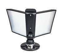 Présentoir de catalogue, organisateur fichiers for bureau, 10 poches d'affichage double face, support à rabat réglable, for l'affichage et le stockage documents A4 au