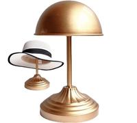 Présentoir De Chapeau en Métal, Support De Table, Porte-Perruque, Présentoir De Chapeau Autoportant