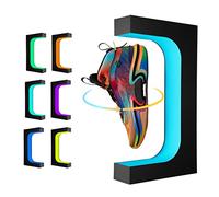 Présentoir de chaussures en lévitation, support flottant pour chaussures avec télécommande éclairage LED 16 couleurs, support magnétique rotatif pour chaussures en lévitation, décoration intérieure