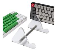 Présentoir De Clavier Acrylique - Support De Clavier - Support De Rangement pour Claviers Mécanique en Acrylique - 3/2/ 1 Niveau Supports Étagère pour Maison Et Bureau Transparent