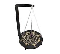 Présentoir de Collier en Bois - Support de Bijoux en, Support de Breloques Artisanal, décoration bohème élégante, Pendentif Fait à la Main, vitrine Artisanale Naturelle | Parfait pour Le Salon