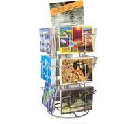 Présentoir de comptoir Présentoir de cartes 12 compartiments 150x105 mm au format paysage