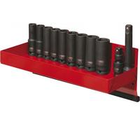 Présentoir de douilles longues à chocs 1/2'', 12 à 22 mm - KS Tools 515.0612