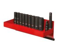 KS Tools Présentoir de douilles à chocs 515.0612 1/2" 6 pans longues 12–22 mm 13 pièces