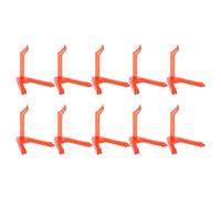 Présentoir de Figurines D'action, 10 Pièces, Base de Support de Figurine Flexible avec Support Réglable pour Modèles de 6 Pouces SD BB HG Poupées à échelle 1/144 (Rouge transparent)
