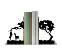 Présentoir de livre en métal au design élégant pour cahiers, albums, partitions de musique, serre-livres et support décoratif