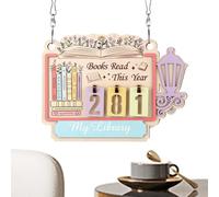 Présentoir de livres, comptoir de lecture, décoration d'étagère en bois pour affichage des progrès, fonction élégante de bibliothèque à domicile, accessoire d'organisation de lecture, pour chambre à