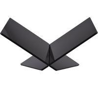 Présentoir de livres en acrylique Étagère en forme de X Support de livres pour livre de cuisine Recette Menu Magazines Support de livres d'histoire pour ouvrir les livres