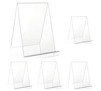 Présentoir de Livres, présentoir de Livres comme Support de Marchandises et présentoir incliné au Format DIN A4 en PLEXIGLAS Original (Lot de 5)