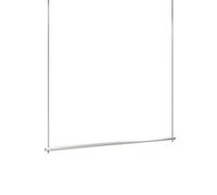 Présentoir de Magasin de vêtements doré, Bras de Suspension montés au Plafond, vitrine de vêtements de détail, Poteau d'affichage Commercial, Support de Cintre de vêtements pour Boutique et