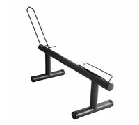 Bicisupport Présentoir de vélo Horizontal Noir Brillant