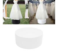 Présentoir de mannequin rond sur pied pour mariage, magasin de mariage, socle cylindrique, décoration d'événement, support de base pour modélisme, bijoux, magasin de vêtements, noir, 80 x 15 cm