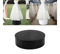 Présentoir de mannequin rond sur pied pour mariage, magasin de mariage, socle cylindrique, décoration d'événement, support de base pour modélisme, bijoux, magasin de vêtements, noir, 80 x 15 cm