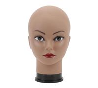 Présentoir de Maquillage de Tête de Mannequin Chauve, pour les Fabricants de Perruques, Pratique du Massage et du Maquillage de beauté, en PVC 11 Pouces