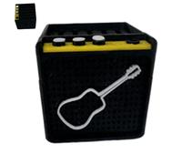 Présentoir de médiators de Guitare en résine - Cadre de Rangement pour médiators de Guitare - Petite boîte décorative pour, Amis, Amateurs de Musique, Joueurs de Guitare