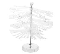Présentoir de Nail Art 120 Couleurs, Éventail Rotatif en Plastique | Support pour Gel, Stabilité de Bureau, Design Moderne, pour DIY et Cours de Formation