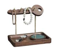 Présentoir de porte-clés, porte-clés d'entrée en bois, Ornement rustique de porte-clés d’entrée, Porte-clés en bois pour table d'entrée, décoration intérieure pour lunettes, téléphone portable, portef