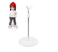 Présentoir de poupée - ABS, figurines d'action réglables Support de support robuste | Polyvalent, support d'affichage de poupée pour table, étagère, objets de collection, figurines, jouets, décoration