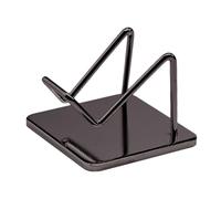 Présentoir de présentation avec bras en métal, support pour jupe, présentoir pour bras en métal, support en pierre avec socle pour cristaux d'agate, coquillages et objets de collection de pierres